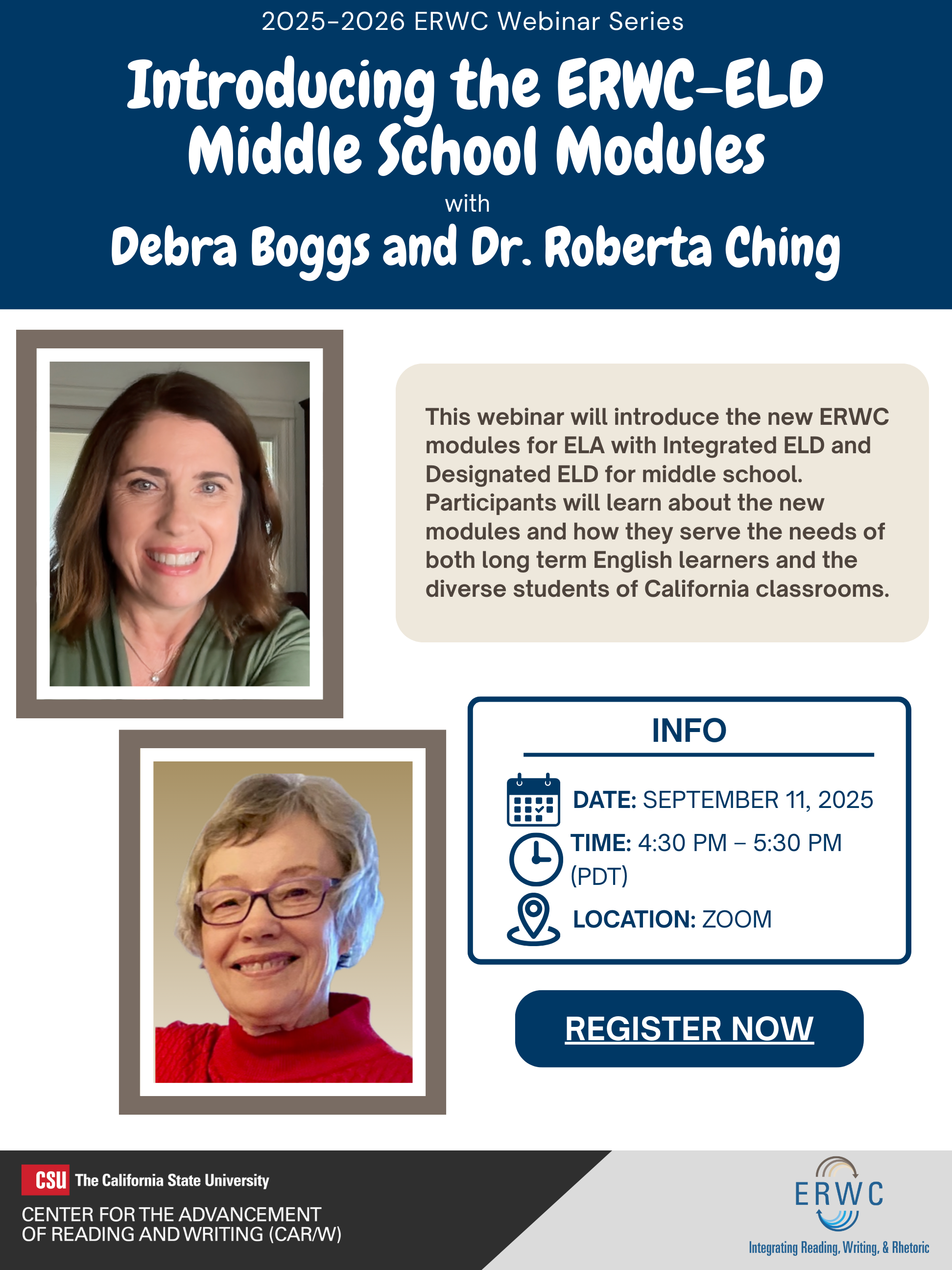2025 September ERWC Webinar Flyer
